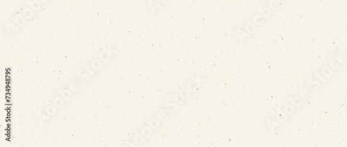 Craft grain paper seamless texture. Vintage ecru background with dots, speckles, specks, flecks, particles. Cream rice paper repeating wallpaper. Natural grunge surface texture. Vector backdrop