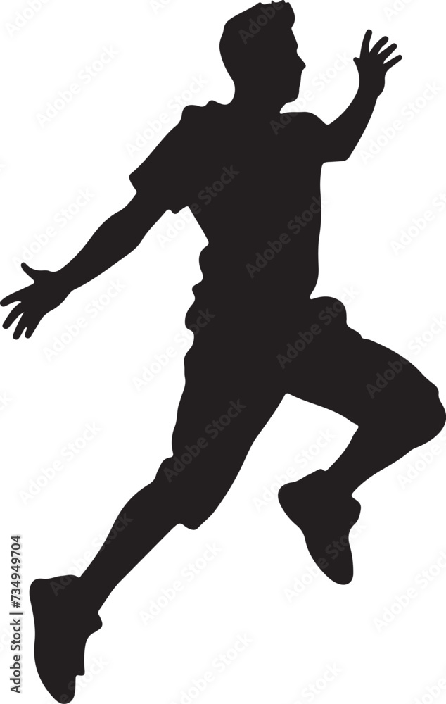 parkour silhouette vector parkour silhouette vector