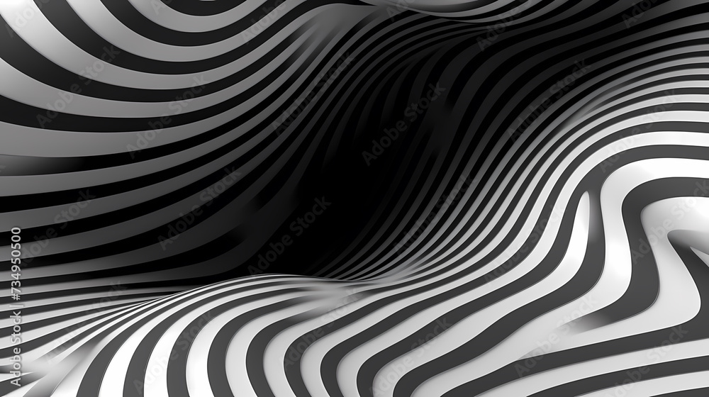 Abstract charming optical illusion pattern