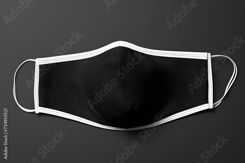 face mask corvid 19 safety mask medical mask black background