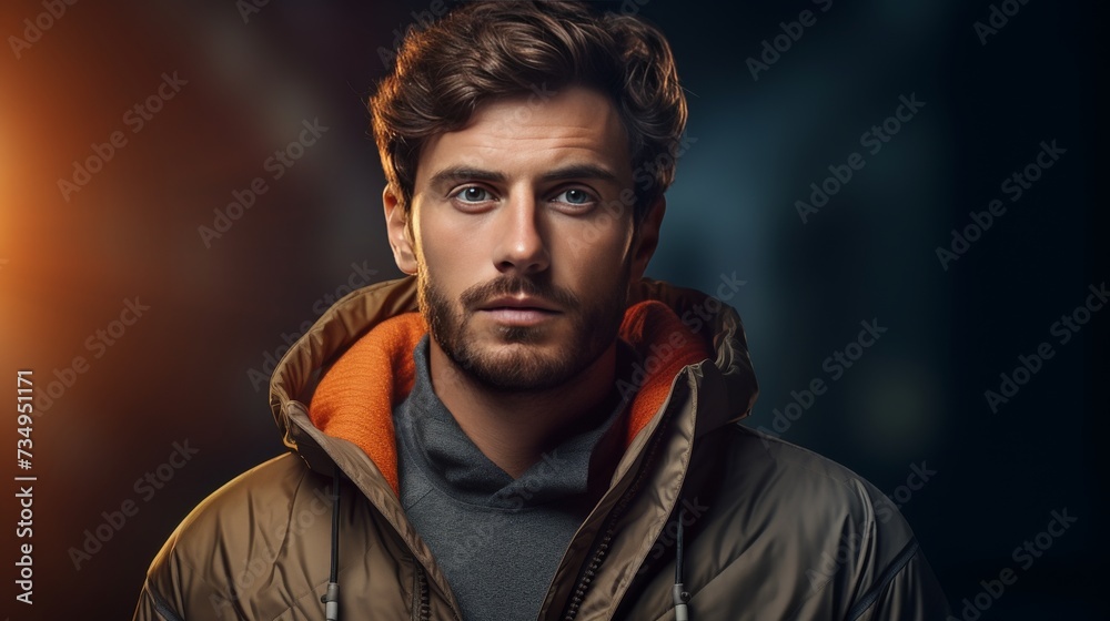 Man With Beard Wearing a Jacket Man With Beard Wearing a Jacket