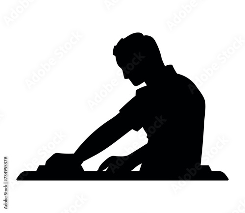 dj silhouette music