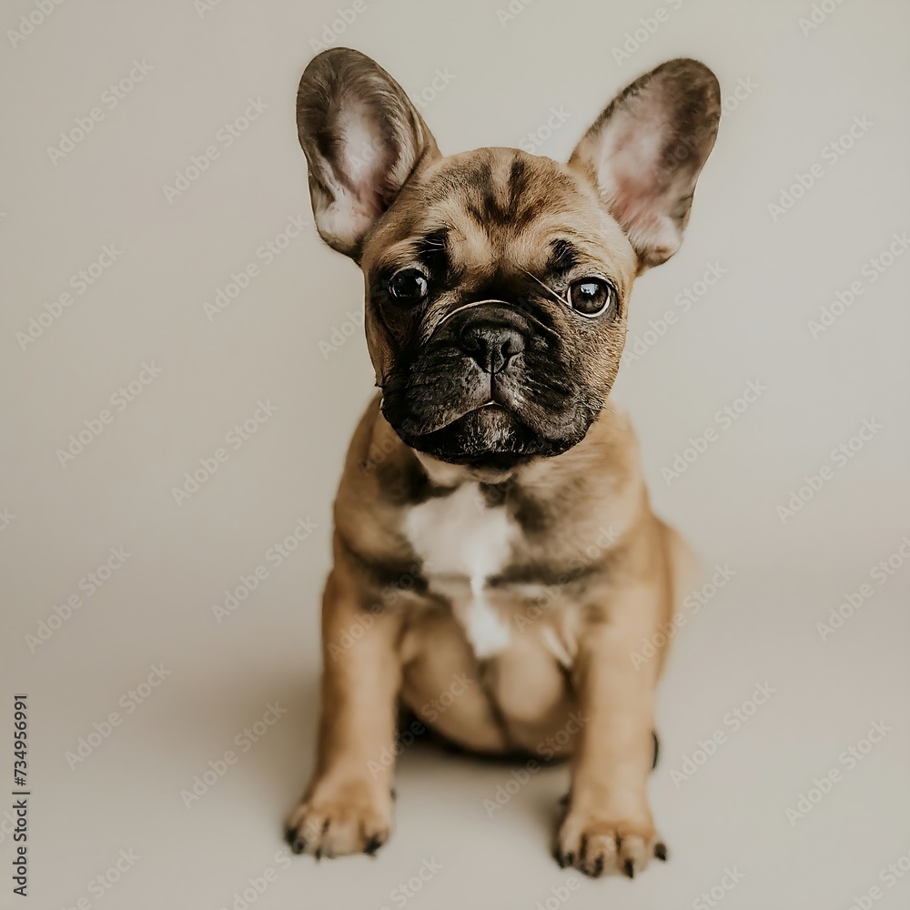 french bulldog puppy ( close-up portrait of a French Bulldog puppy with big, brown eyes enhanced by hilarious googly eyes and a festive winter hat. Ideal for use in greeting cards, pet calendars, ) french bulldog puppy ( close-up portrait of a French Bulldog puppy with big, brown eyes enhanced by hilarious googly eyes and a festive winter hat. Ideal for use in greeting cards, pet calendars, )