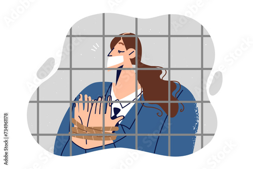 Tied up woman needs help after being kidnapped, and is located in cage awaiting ransom