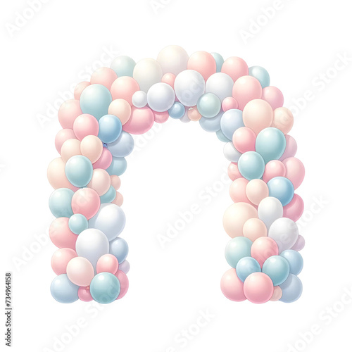Pastel Birthday Party. Wate...