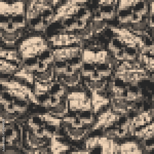 Halloween monochrome pattern seamless vintage