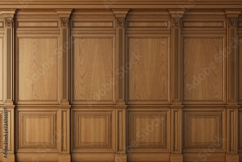 Cabinet wall background wood panels
