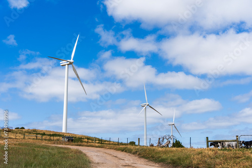 Wind turbines on the Woakwine Range Wind Farm Tourist Drive, South Australia © Trung Nguyen