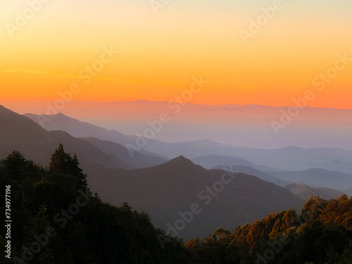 the morning in Doi Inthanon