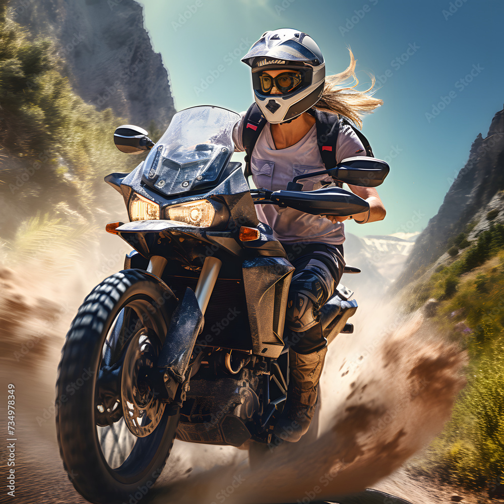 Mountain Off-Road Ride - Generative AI Mountain Off-Road Ride - Generative AI