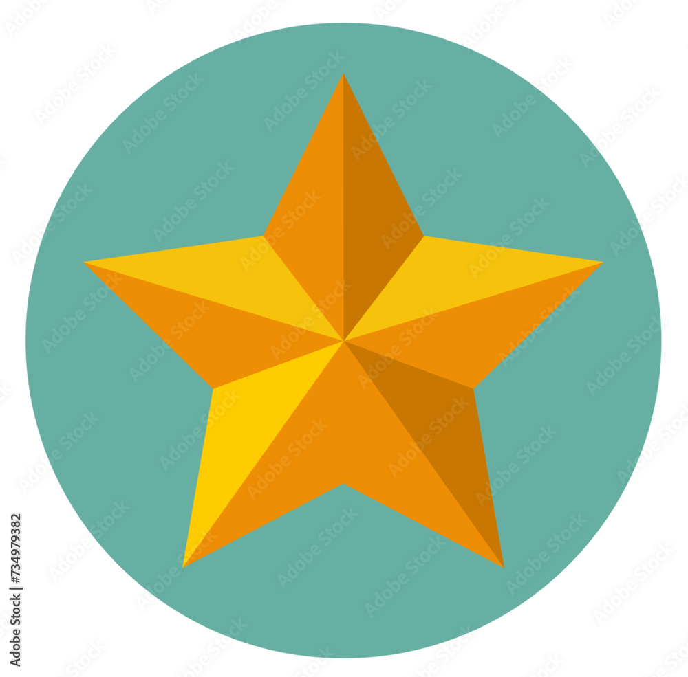 Obraz premium Star icon vector illustration