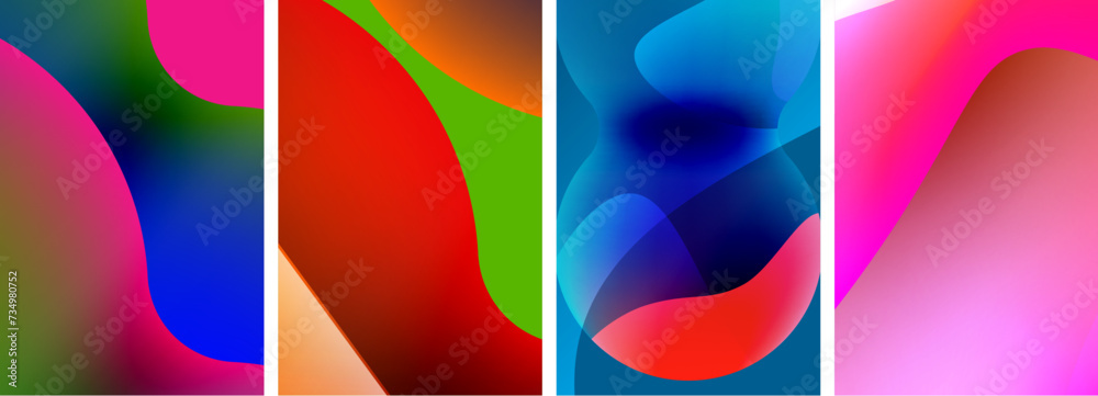 Abstract colors. Abstract backgrounds for wallpaper, business card, cover, poster, banner, brochure, header, website