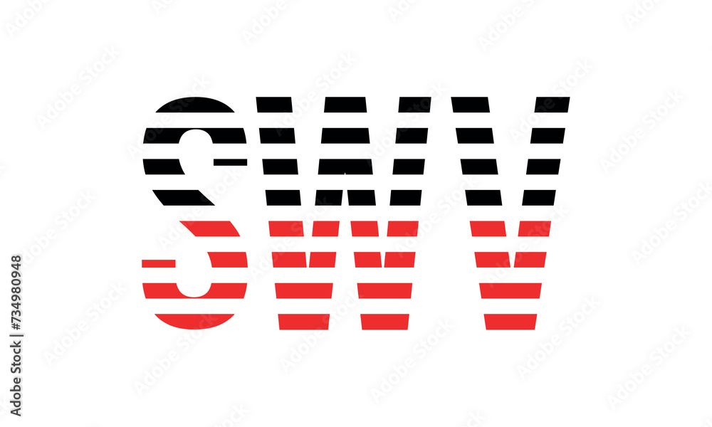SWV three initial letter iconic line negative space minimal logo design vector template. monogram, abstract, wordmark, business, typography, minimalist, brand, company, flat, modern, unique, simple SWV three initial letter iconic line negative space minimal logo design vector template. monogram, abstract, wordmark, business, typography, minimalist, brand, company, flat, modern, unique, simple