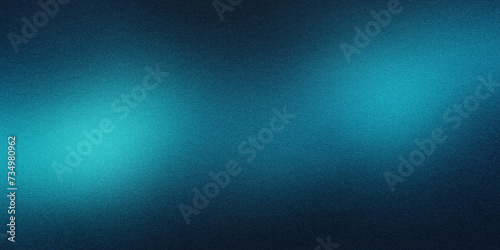 Dark blue mint sea teal jade emerald turquoise light blue abstract silk background. Color gradient blur. Rough grunge grain noise. Brushed matte shimmer. Metallic foil effect. Design. Template. Empty.