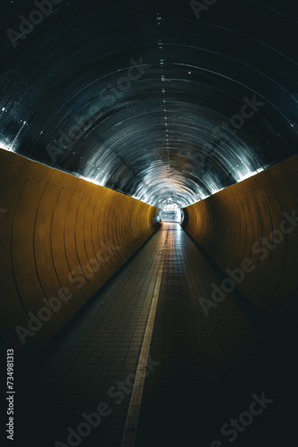 A view of a tunnel