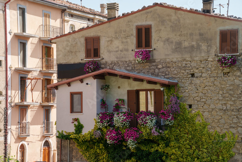 Fototapeta Naklejka Na Ścianę i Meble -  Palena, old town in Abruzzo, Italy
