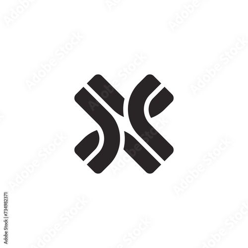 X logo, letter x, initial x logo design photo