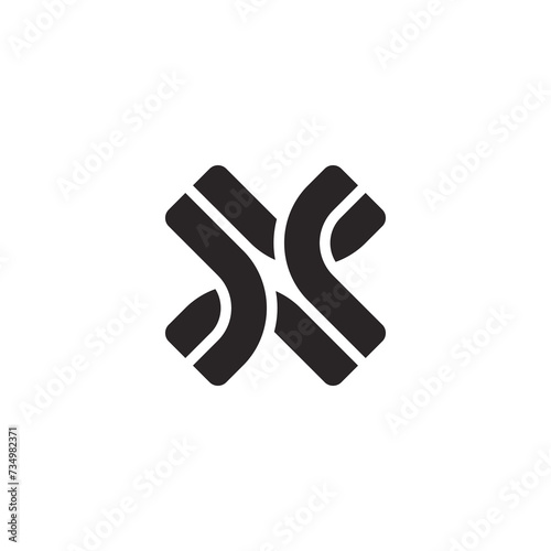 X logo, letter x, initial x logo design