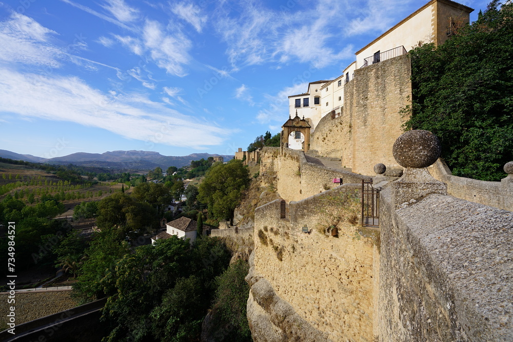 Fototapeta premium old fortress in the Ronda city