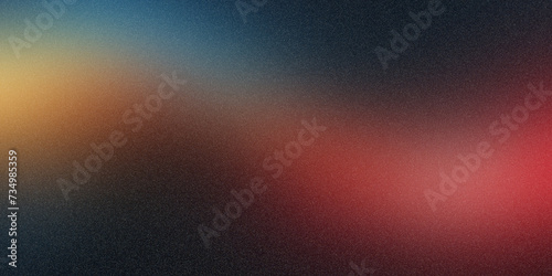Orange yellow gold blue abstract background. Color gradient, ombre. Vibrant multicolor abstract background. Colorful Palette for Design Projects. Rough, grain, noise,grungy.Design.Template.