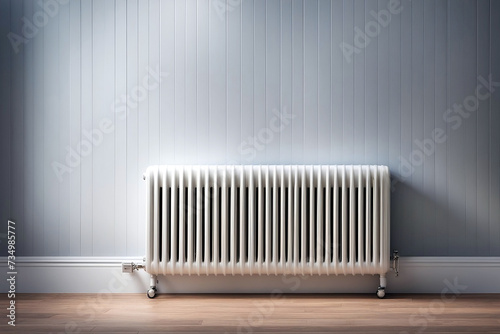 Wallpaper Mural Heating radiator unit inside house. home decor, interior design, and heating solutions. Torontodigital.ca