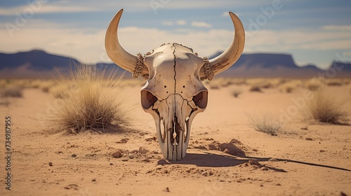 bone cow skull