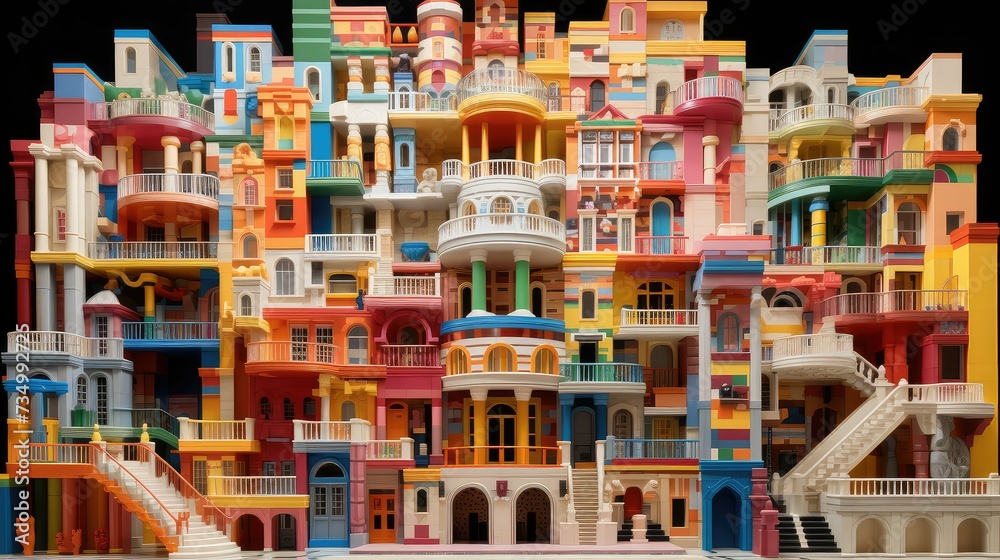 bricks building with legos