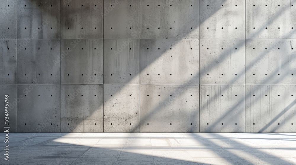 Concrete wall and floor in industrial building as abstract background. Ai generative. Concrete wall and floor in industrial building as abstract background. Ai generative.