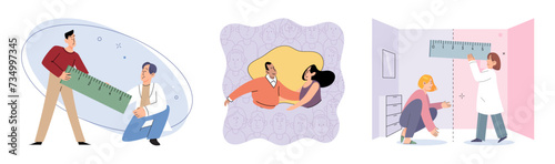 Social relationship vector illustration. Social relationships are building blocks thriving society The strength relationship lies in trust and unity between individuals Partnerships flourish