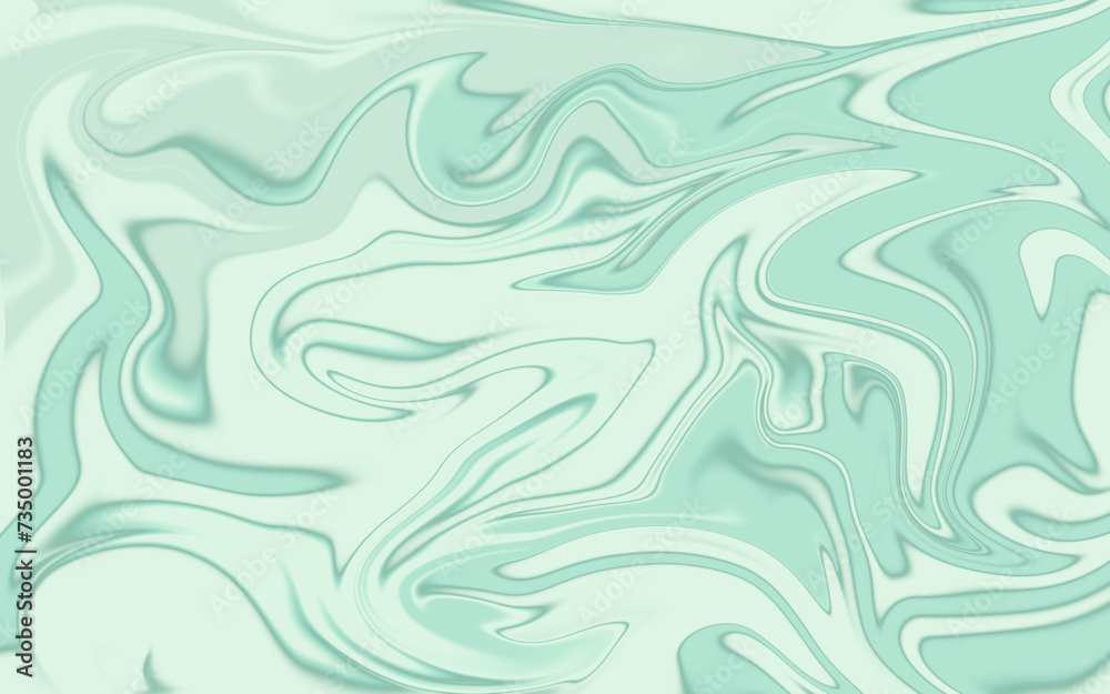Iridescent green pastel wavy cloth fabric abstract background Iridescent green pastel wavy cloth fabric abstract background