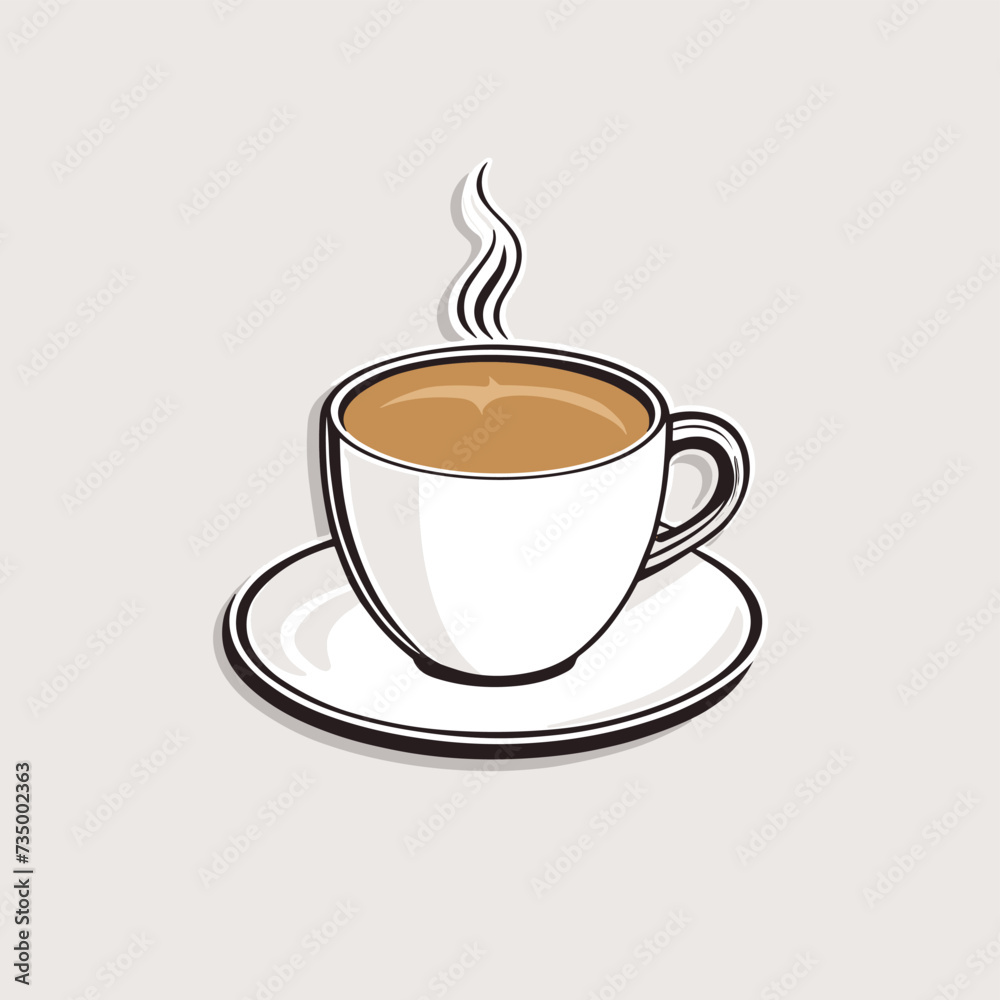 Coffee cup logo clip art vector illustration Coffee cup logo clip art vector illustration