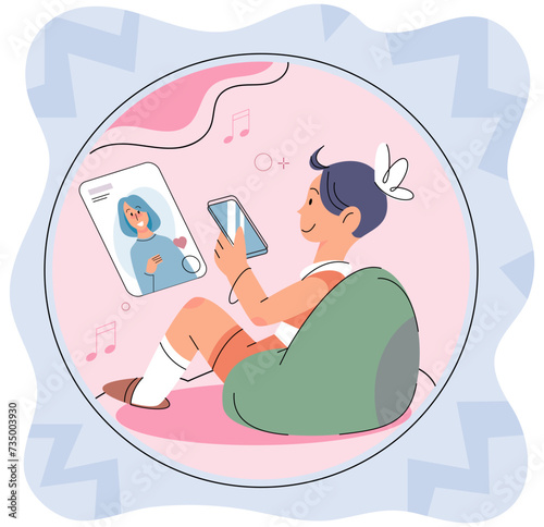Social relationship vector illustration. International cooperation promotes cultural exchange and global understanding Society flourishes when individuals prioritize building meaningful relationships