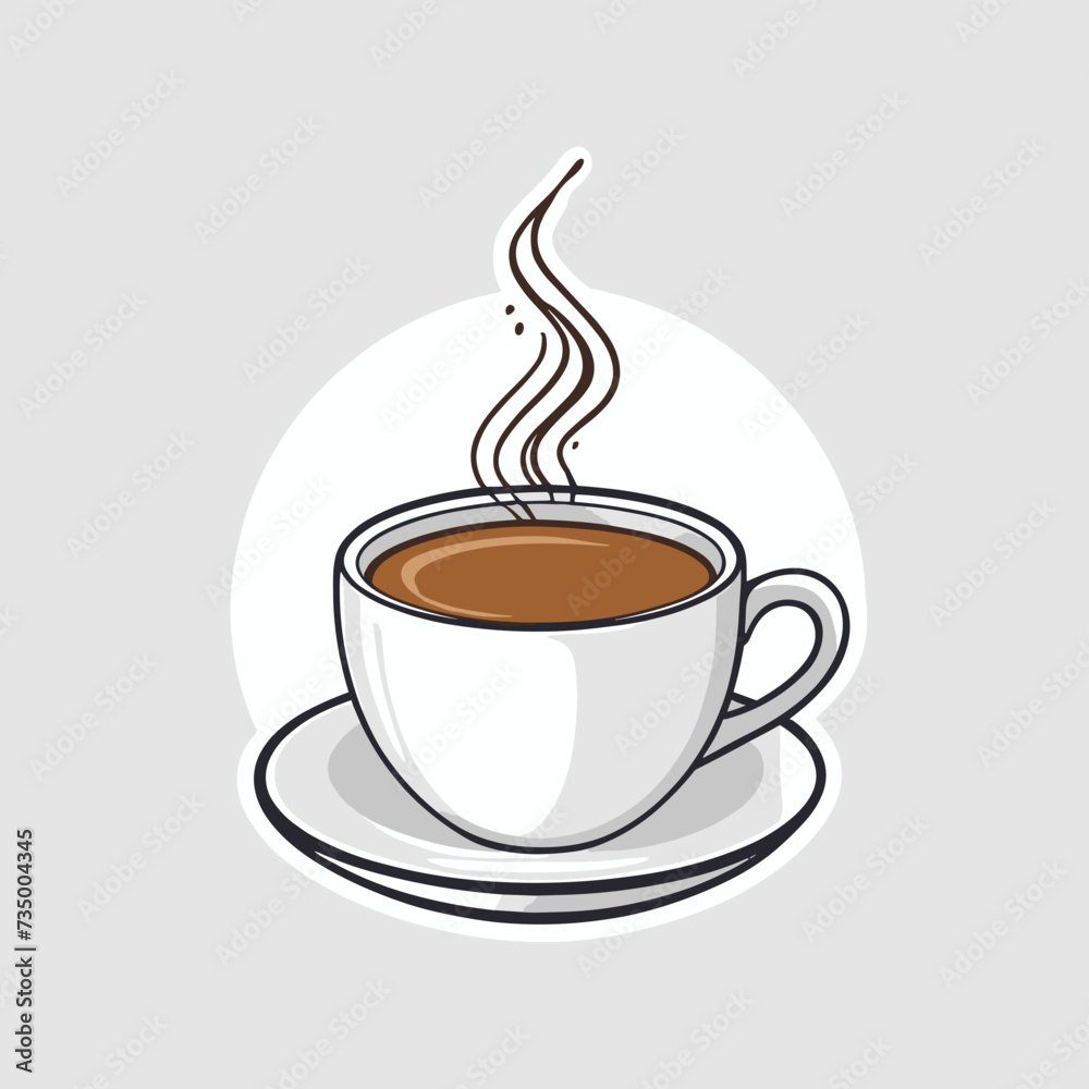 Coffee cup clip art logo icon illustration vector design Coffee cup clip art logo icon illustration vector design