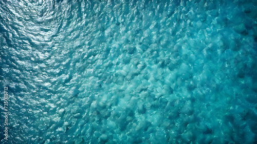 sea water top view
