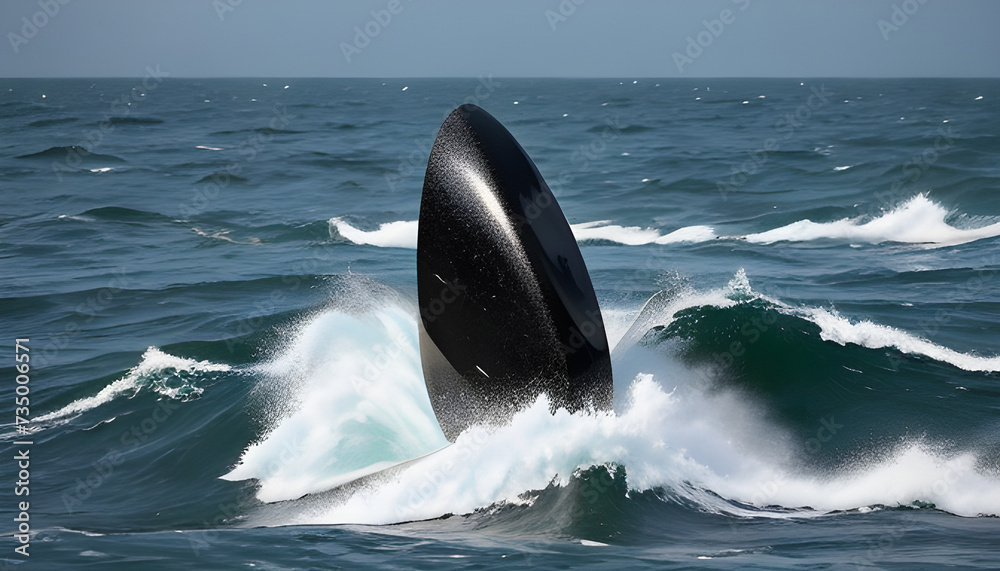 Fototapeta premium surfing the waves