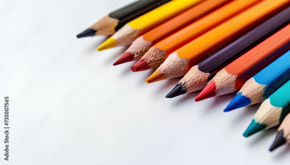 color pencils isolated on white background with shadow, colorful pencils isolated on white. primary color pencils for drawing and shading. color pencil for art color pencils isolated on white background with shadow, colorful pencils isolated on white. primary color pencils for drawing and shading. color pencil for art