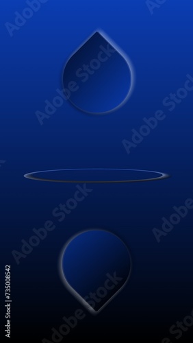 Elegant blue background for wallpaper 
