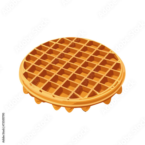Belgian Waffles Illustration