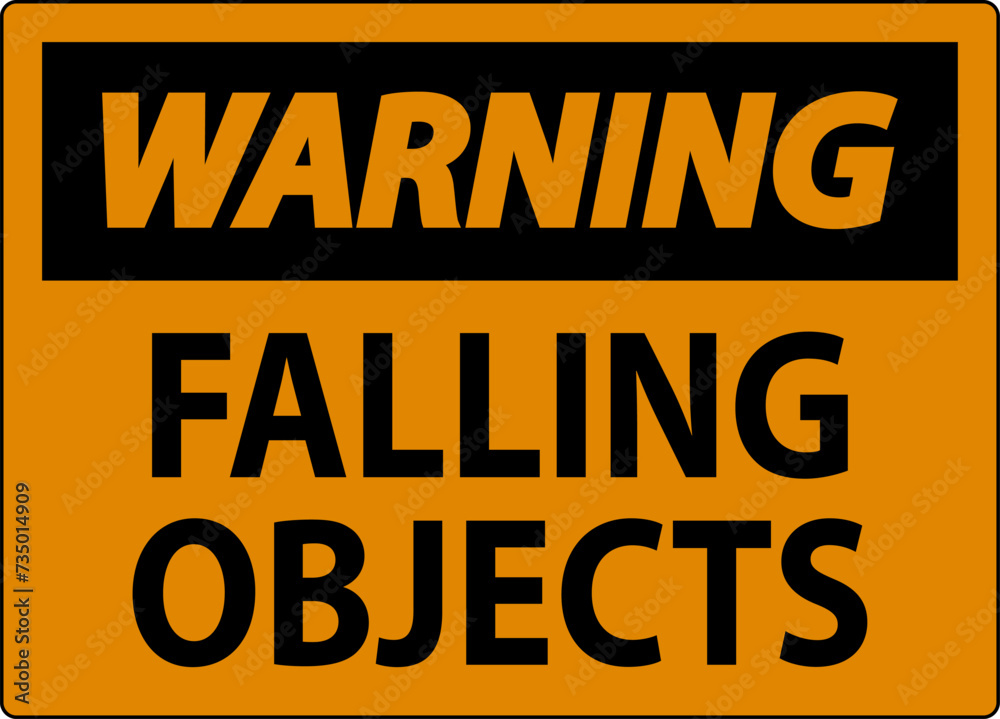 Warning Sign, Falling Objects