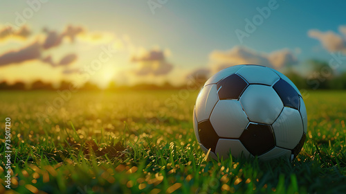  soccer ball in soccer stadium © Maykon
