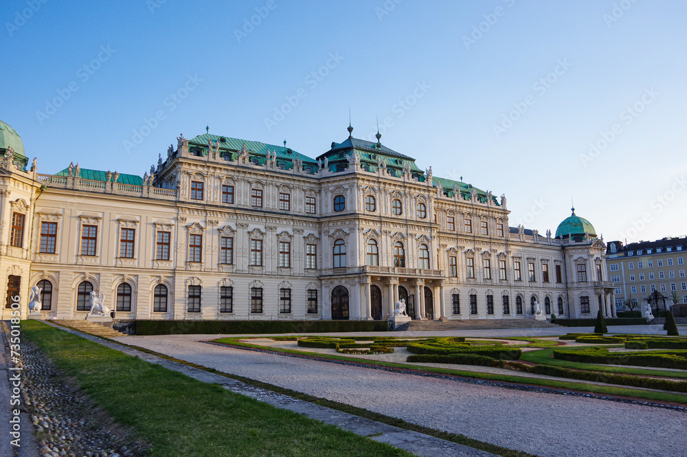 photo of the Vienna Belvedere, Vienna, Austria
