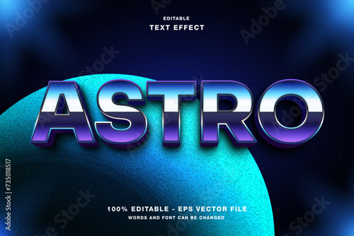Astro 3D Editable Text Effect