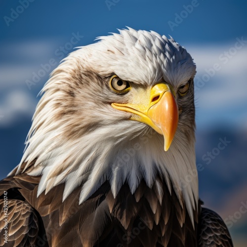  a beautiful image of a bald eagle