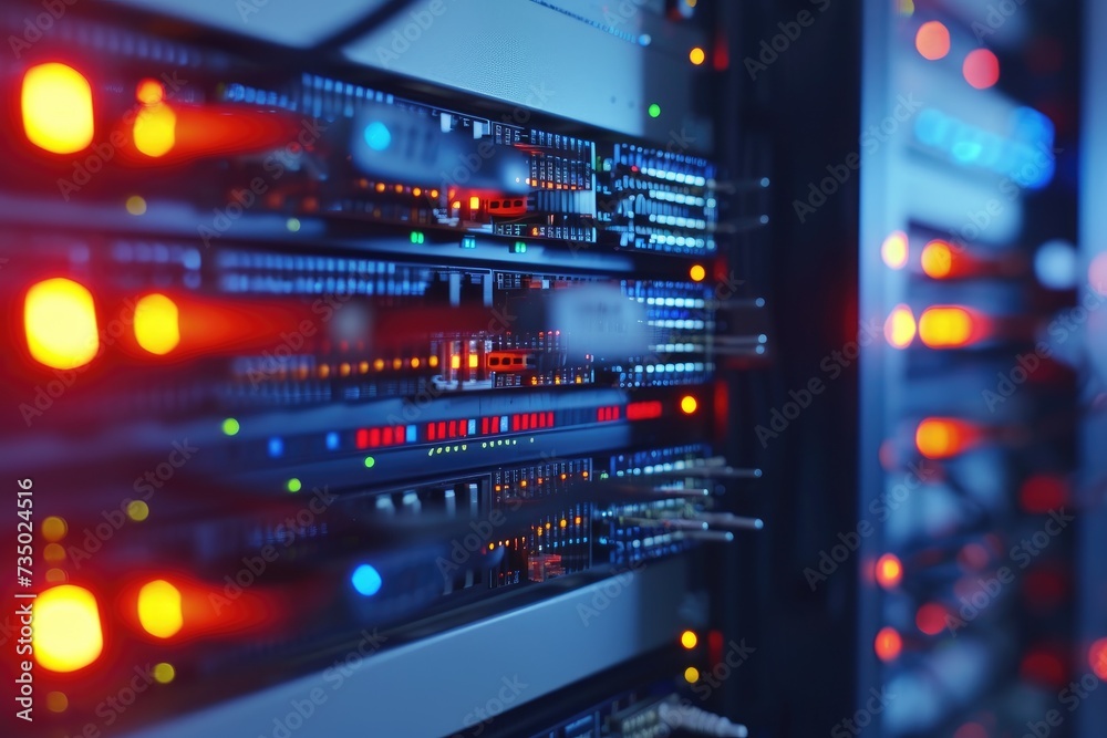 Data center and network devices in high performance operation