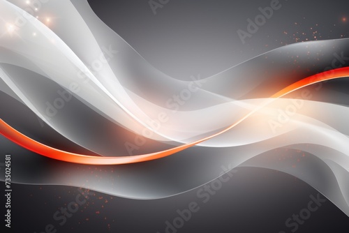 Abstract background with grey, black and orange waves for health awareness, Autoimmune Conditions photo