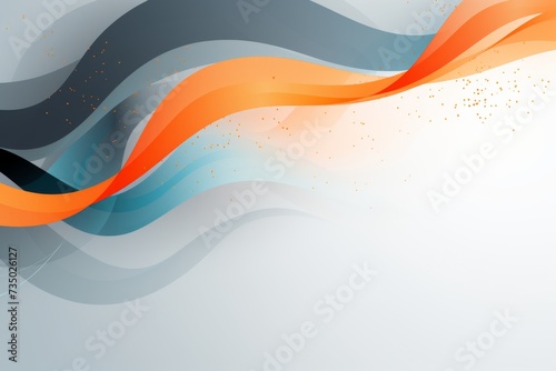 Abstract background awareness day with blue and orange and space for your text. 