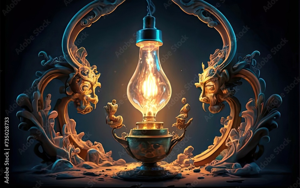 Guiding Light in the Abyss: Illuminating the Depths of Darkness through the Resilience of a Single Lamp Guiding Light in the Abyss: Illuminating the Depths of Darkness through the Resilience of a Single Lamp