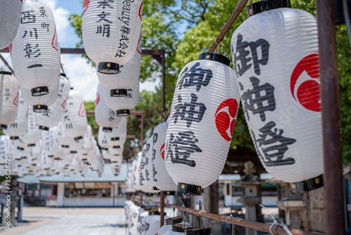 夏の風物詩である提灯
