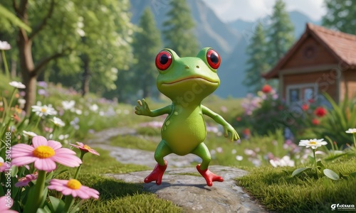 Leap Year Bliss: Happy Frog Hops into Spring Cheer