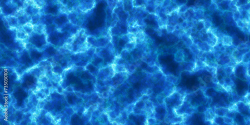 abstract fractal background with power light energy field waving and particles. blue colored swimming pool water with a pattern of squares in the background.